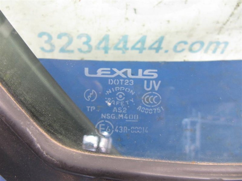 Стекло двери глухое заднее правое LEXUS GS350 GS300 05-11