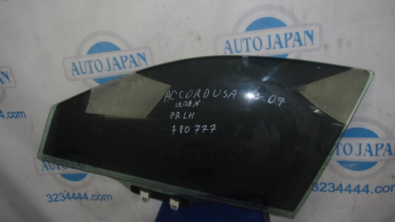 Стекло двери переднее левое HONDA ACCORD USA 03-07 73350-SDA-A50 Б/У