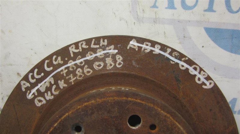 Тормозной диск задний ACCORD CU8 08-13