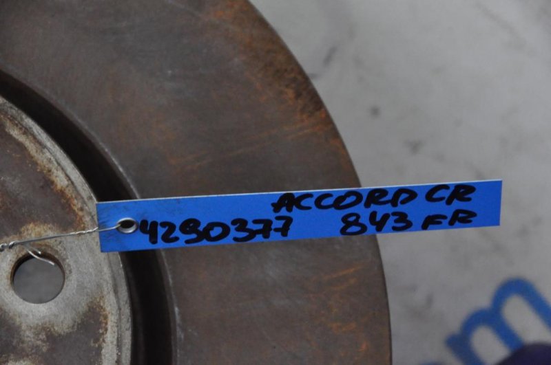 Тормозной диск передний ACCORD CR 13-18 2015 Седан 2.4