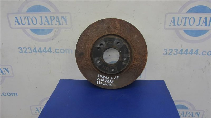 Тормозной диск передний HYUNDAI SONATA YF 10-14 2013 Седан 2.4 51712-3Q000 Б/У