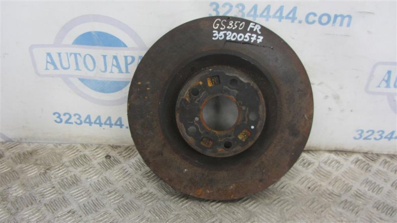 Тормозной диск передний LEXUS GS350 GS300 05-11 43512-22260 Б/У