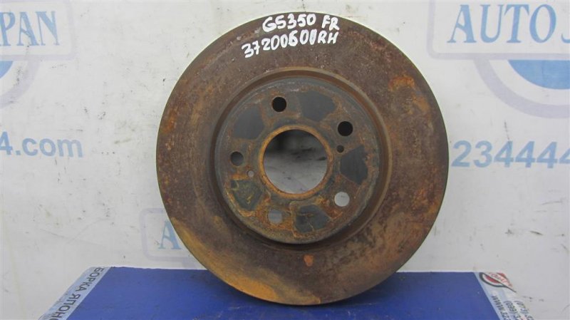 Тормозной диск передний LEXUS GS350 GS300 05-11 43512-22260 Б/У