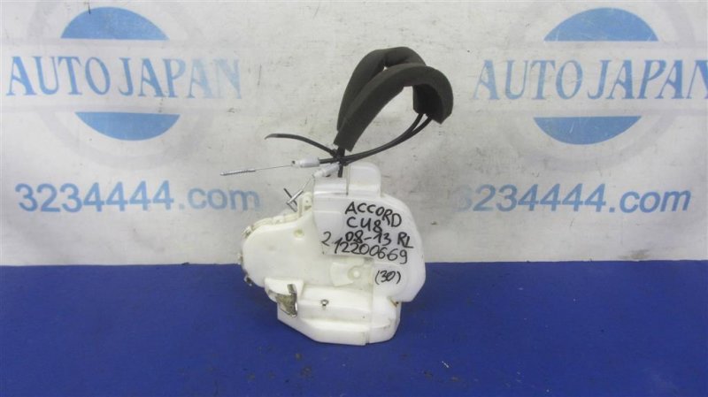 Замок двери задний левый HONDA ACCORD CU8 08-13 72650-TL0-J01 Б/У