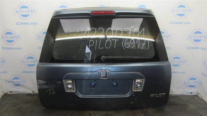 Крышка багажника HONDA PILOT 02-08 2005 Внедорожник 3.5 68100-S9V-A91ZZ Б/У