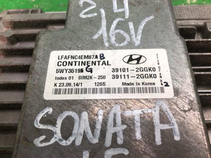 Блок управления двигателем SONATA LF 2014- 2014 LF 2.4 G4KJ