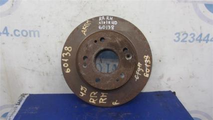 Тормозной диск задний HONDA CIVIC 4D 06-11 FD 42510-SNA-A00 Б/У