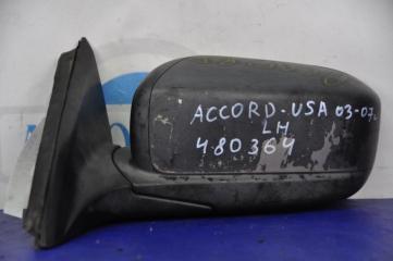 Зеркало левое HONDA ACCORD USA 03-07 76250-SDA-A13ZA Б/У