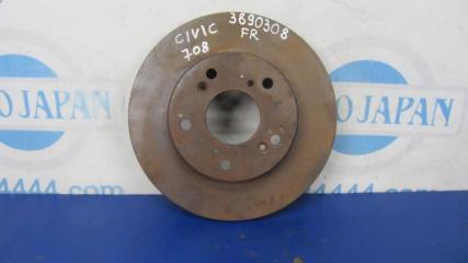 Тормозной диск передний HONDA CIVIC 11-15 2012 Седан 1.8 45251-TR0-A00 Б/У