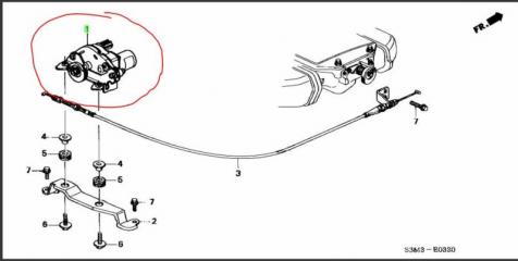 Актуатор MDX (YD1) 00-06 2002 Внедорожник 3.5