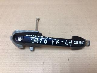 Ручка двери наружная передняя левая HONDA ACCORD USA 03-07 2007 UC1 J30A 72180-SDA-A41ZL Б/У