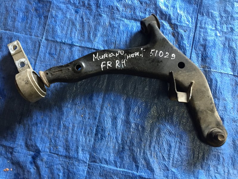 Запчасть рычаг передней подвески нижний передний правый NISSAN MURANO Z50 02-07 54500-CC40A Б/У Рычаг передней подвески нижний передний правый NISSAN MURANO Z50 02-07 54500-CC40A Б/У