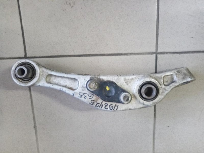 Запчасть рычаг передней подвески нижний передний правый INFINITI G35 03-07 54500-AL801 Б/У Рычаг передней подвески нижний передний правый INFINITI G35 03-07 54500-AL801 Б/У