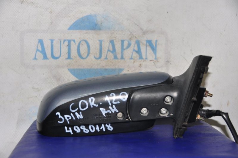 Зеркало правое COROLLA 120 00-07