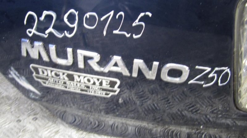 Крышка багажника MURANO Z50 02-07