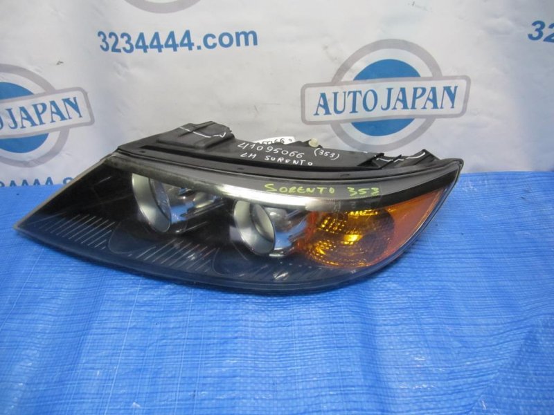 Фара передняя левая KIA SORENTO XM 09-14 2011 Внедорожник 2.4 92101-1U000 Б/У