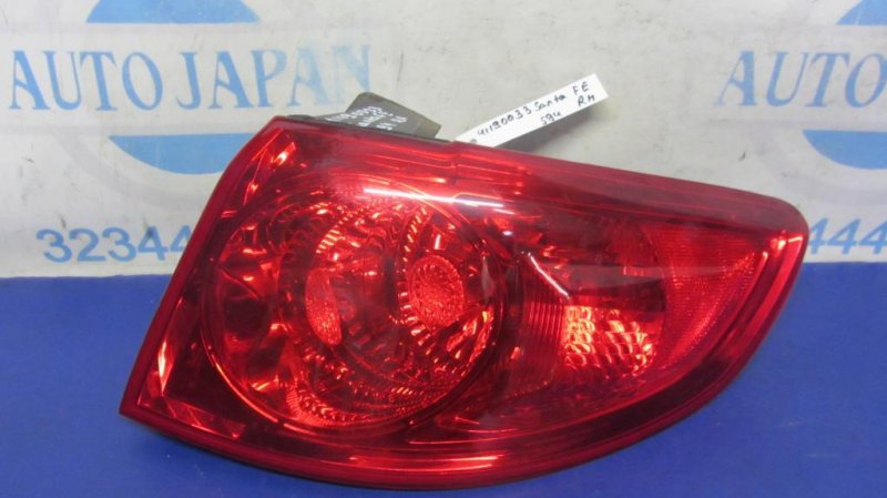 Фонарь наружный задний правый HYUNDAI SANTA FE (CM) 05-12 2007 Внедорожник 3.3 92402-0W050 Б/У
