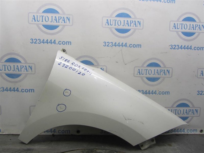 Крыло переднее переднее правое ACURA RDX 06-12 2008 Внедорожник 2.3 60211-STK-A90ZZ Б/У