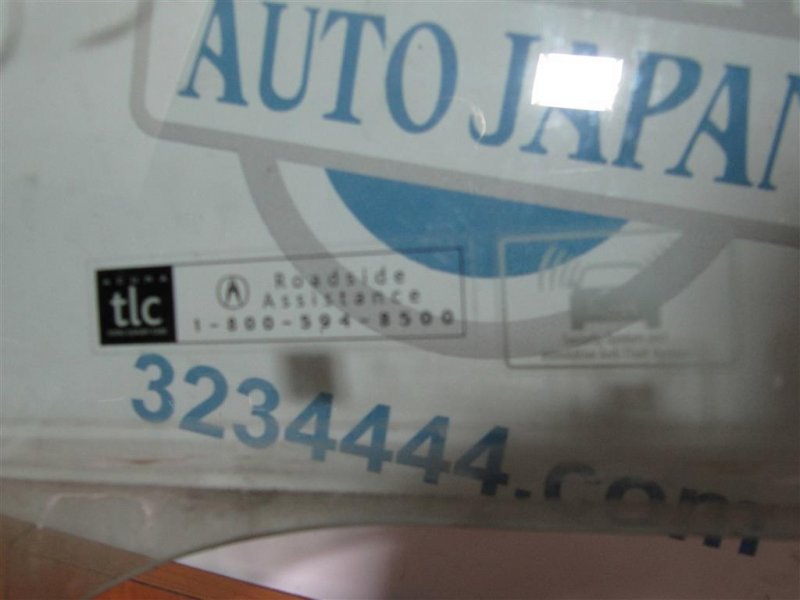 Стекло двери переднее левое MDX (YD2) 06-13 2008 YD2 3.7