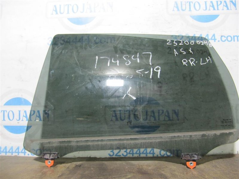 Стекло двери заднее левое MITSUBISHI ASX / OUTLANDER SPORT 10-21 2014 Внедорожник 2.0 5736A253 Б/У