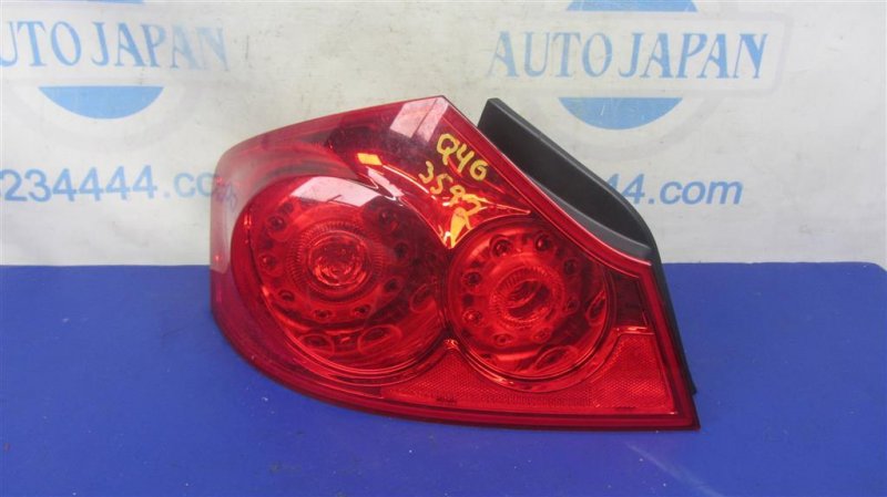 Фонарь наружный задний левый INFINITI G25/G35/G37/Q40 06-14 2014 Седан 3.7 VQ37VHR 26555-JK60D Б/У