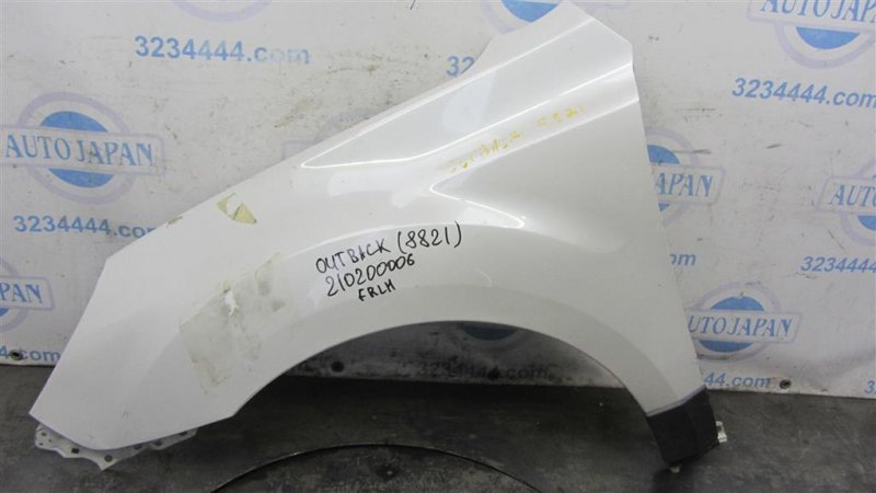 Крыло переднее переднее левое SUBARU OUTBACK 09-14 BR 2011 Внедорожник 2.5 57120AJ07A9P Б/У