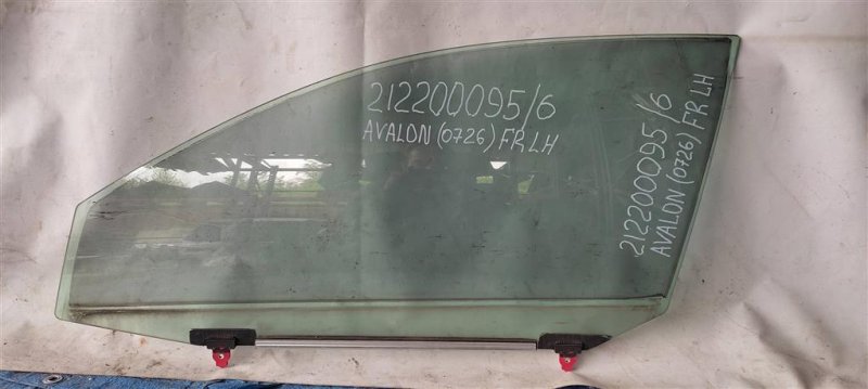 Стекло двери переднее левое TOYOTA AVALON 05-12 2007 GSX30 3.5 2GR-FE 68102-AC060 Б/У