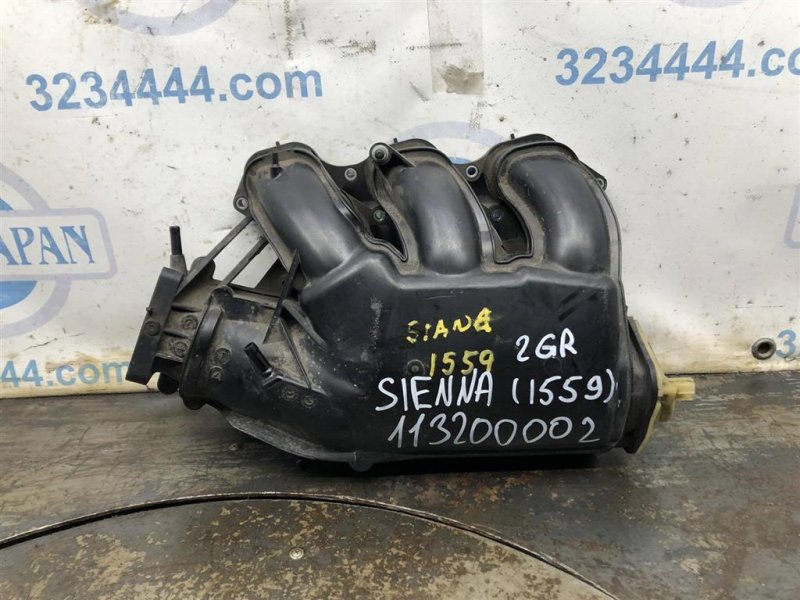 Коллектор впускной TOYOTA SIENNA 03-10 2009 GSL20 3.5 2GR-FE 17190-0P060 Б/У