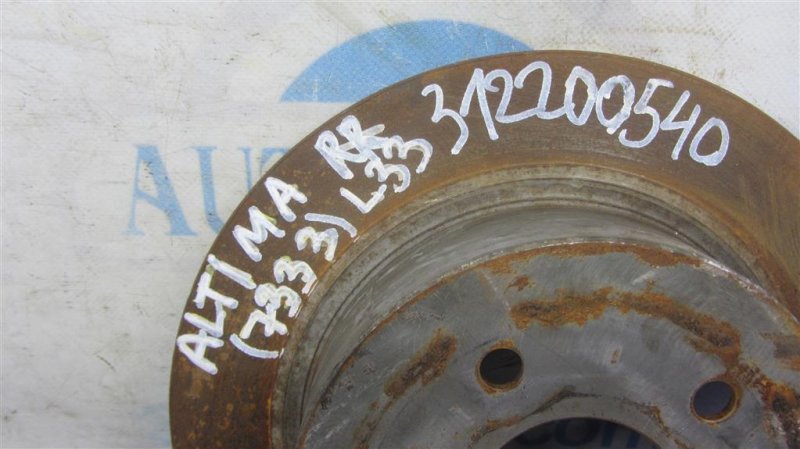 Тормозной диск задний ALTIMA L33 12-18 2016 L33 2.5