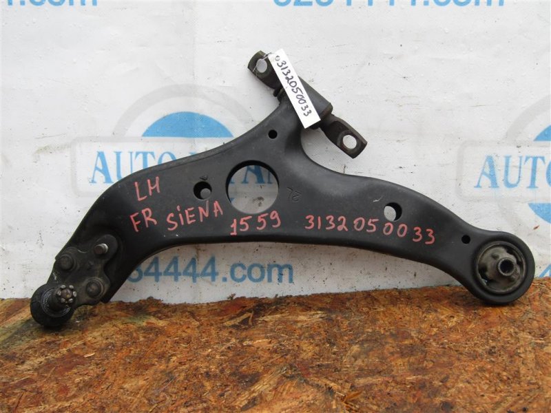 Запчасть рычаг передней подвески нижний передний левый TOYOTA SIENNA 03-10 2009 GSL20 3.5 2GR-FE 48069-08021 Б/У Рычаг передней подвески нижний передний левый TOYOTA SIENNA 03-10 2009 GSL20 3.5 2GR-FE 48069-08021 Б/У