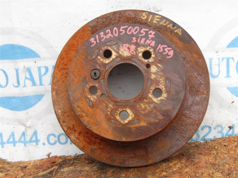 Запчасть тормозной диск задний TOYOTA SIENNA 03-10 2009 GSL20 3.5 2GR-FE 42431-08040 Б/У Тормозной диск задний TOYOTA SIENNA 03-10 2009 GSL20 3.5 2GR-FE 42431-08040 Б/У