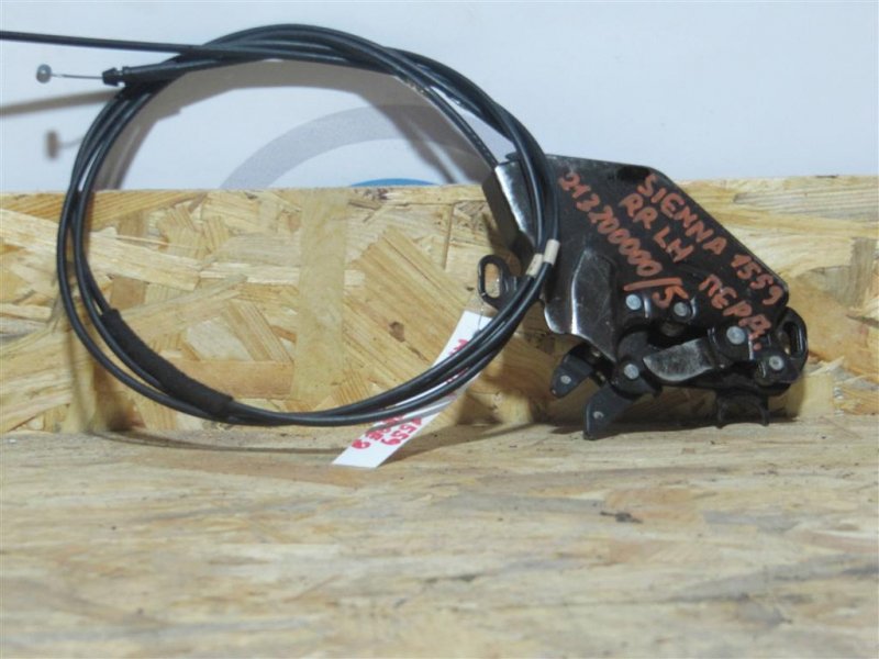 Запчасть замок двери задний левый TOYOTA SIENNA 03-10 2009 GSL20 3.5 2GR-FE 69060-08040 Б/У Замок двери задний левый TOYOTA SIENNA 03-10 2009 GSL20 3.5 2GR-FE 69060-08040 Б/У