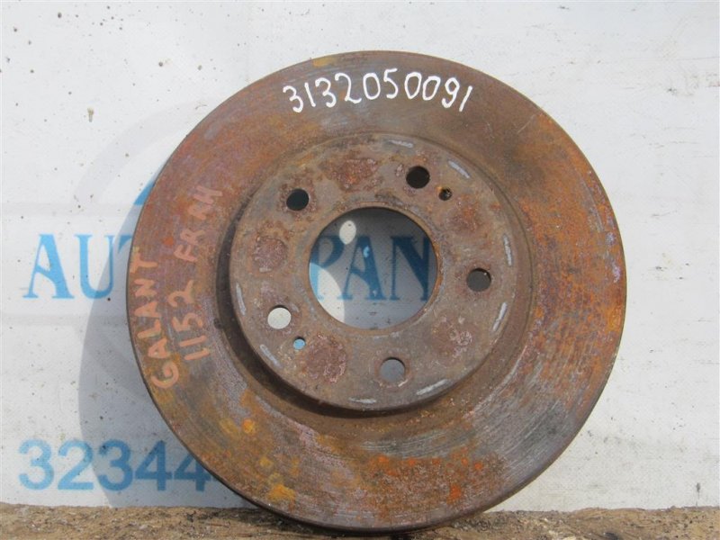 Тормозной диск передний MITSUBISHI GALANT 03-12 2010 Седан 2.4 4615A069 Б/У