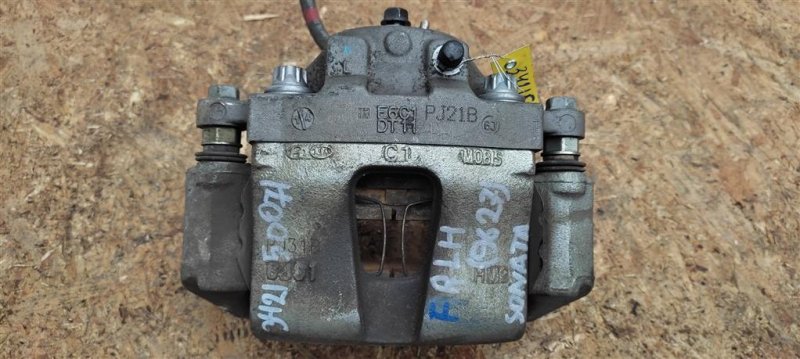 Суппорт тормозной передний левый HYUNDAI SONATA LF 2014- 2017 Седан 2.4 58110-D4100 Б/У