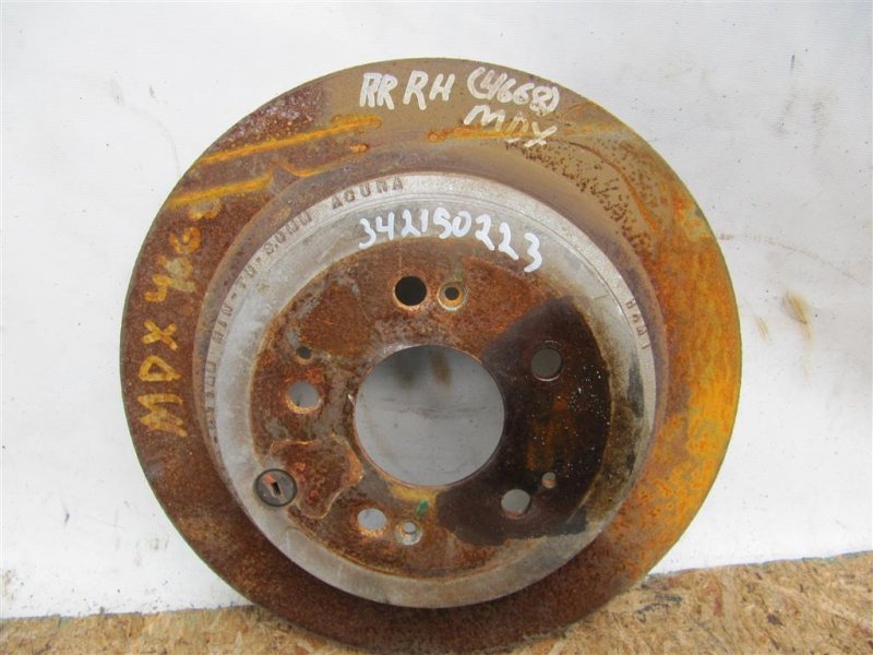 Запчасть тормозной диск задний ACURA MDX (YD2) 06-13 2006 YD2 3.7 42510-SZA-A10 Б/У Тормозной диск задний ACURA MDX (YD2) 06-13 2006 YD2 3.7 42510-SZA-A10 Б/У