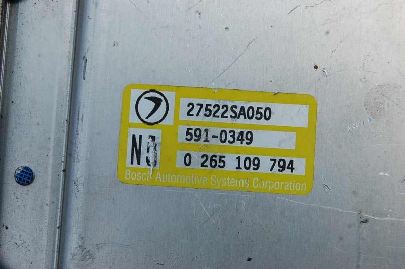 Блок управления АКПП SUBARU FORESTER SG 02-07