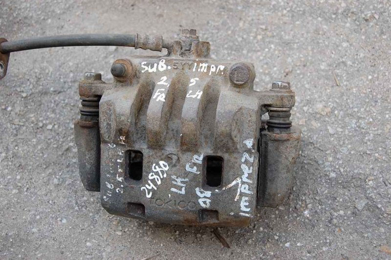 Суппорт тормозной передний левый SUBARU IMPREZA 07-11 GE/GH 26292FE011 Б/У
