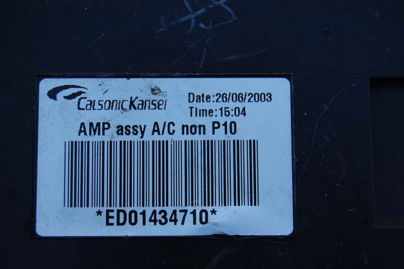 Блок управления печкой NISSAN PRIMERA P-12 01-07 27760-AV612 Б/У