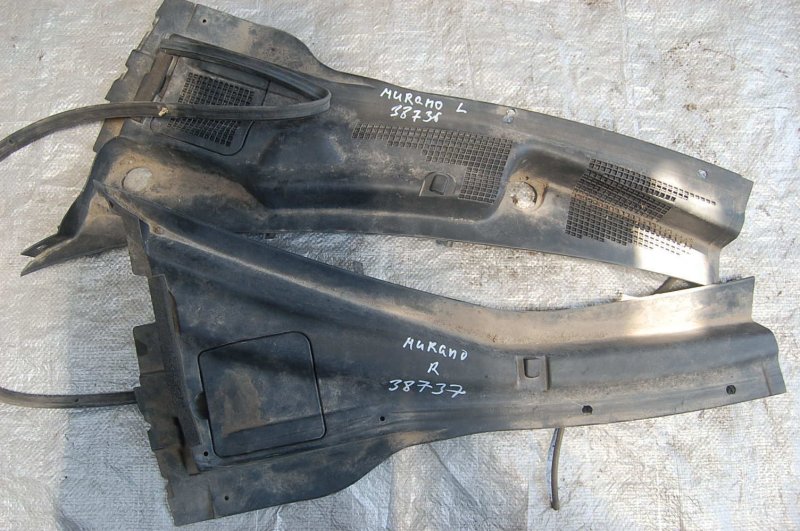 Пластик под лобовое стекло / Жабо NISSAN MURANO Z50 02-07 66863-CA000 Б/У