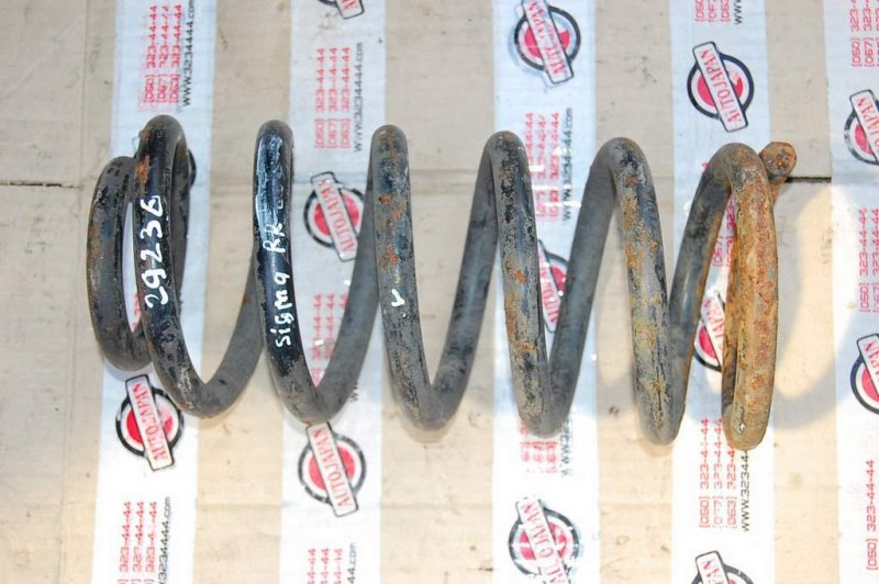 Запчасть пружина задней подвески MITSUBISHI SIGMA 90-96 Б/У Пружина задней подвески MITSUBISHI SIGMA 90-96 Б/У