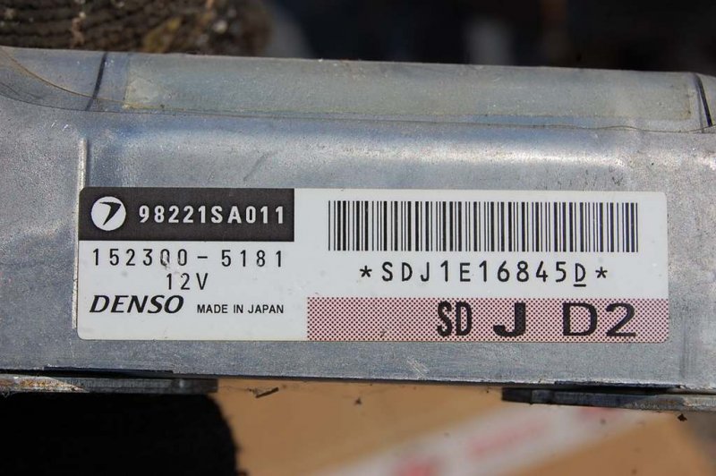 Блок управления AIRBAG FORESTER SG 02-07