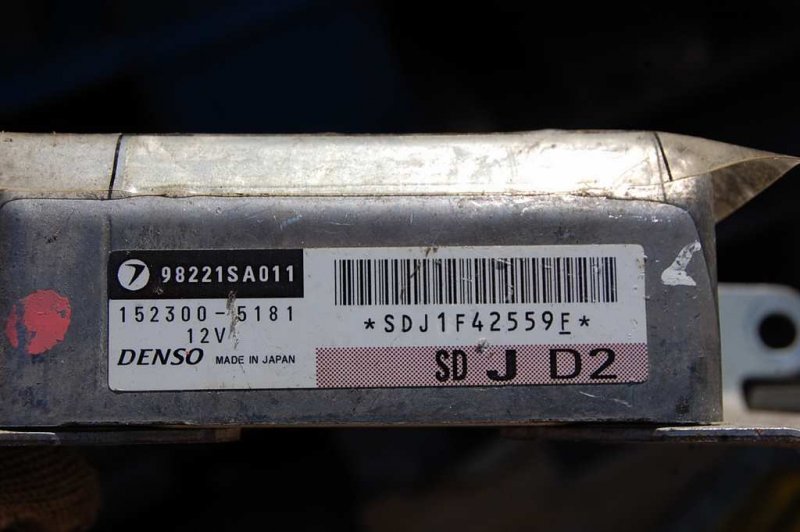 Блок управления AIRBAG SUBARU FORESTER SG 02-07 98221SA011 Б/У