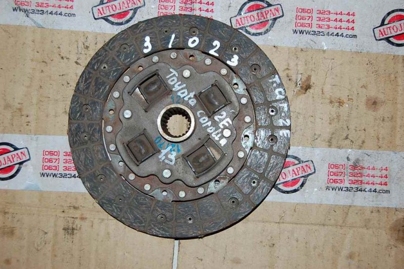 Диск сцепления TOYOTA COROLLA E90 87-91 Б/У
