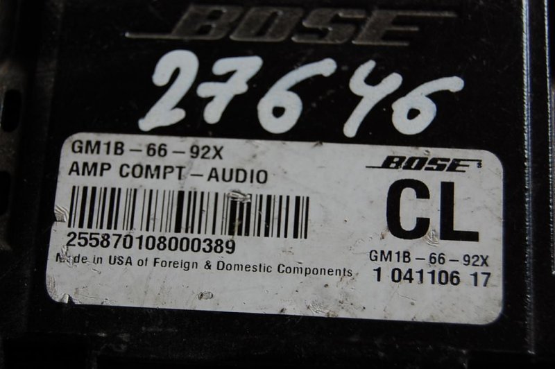 Усилитель звука MAZDA 6 GG 02-07