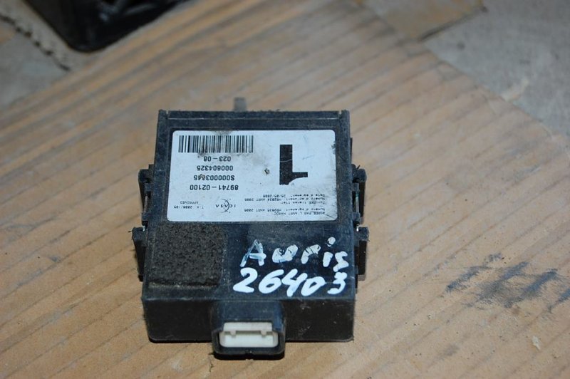 Блок управления центральным замком TOYOTA AURIS 06-12 89741-02100 Б/У