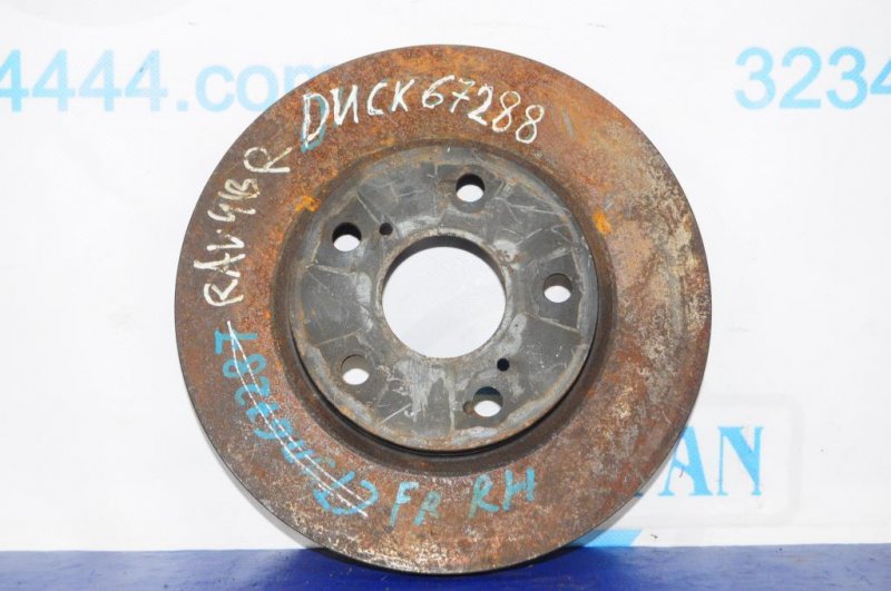 Запчасть тормозной диск передний TOYOTA RAV4 05-12 4351242050 Б/У Тормозной диск передний TOYOTA RAV4 05-12 4351242050 Б/У