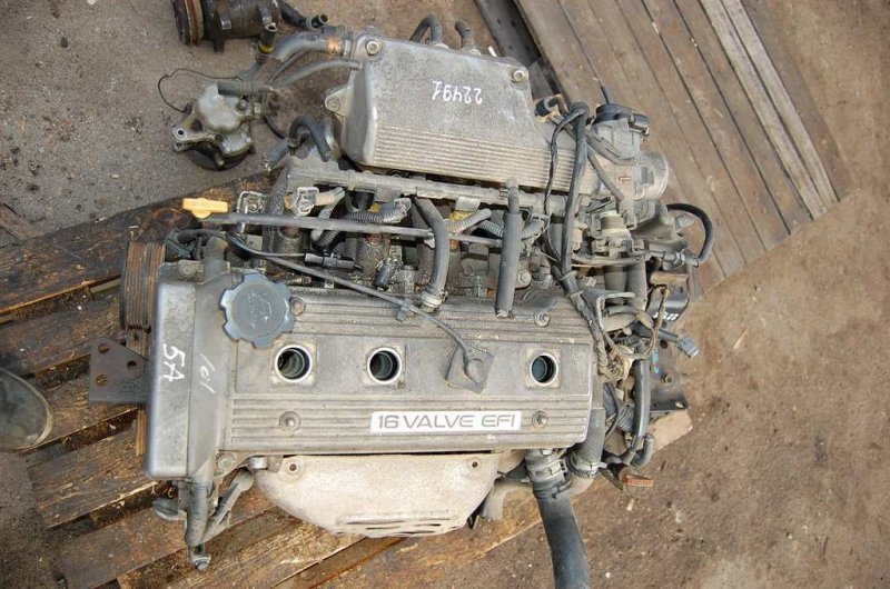 Запчасть двигатель бензин TOYOTA COROLLA E100 91-95 1.5 5A-FE Б/У Двигатель бензин TOYOTA COROLLA E100 91-95 1.5 5A-FE Б/У