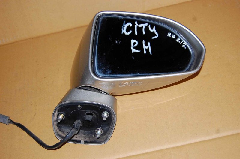 Зеркало правое HONDA CITY 02-08 76200-SAA-Y53ZS Б/У