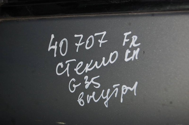 Стекло двери переднее левое INFINITI G35 03-07 Б/У