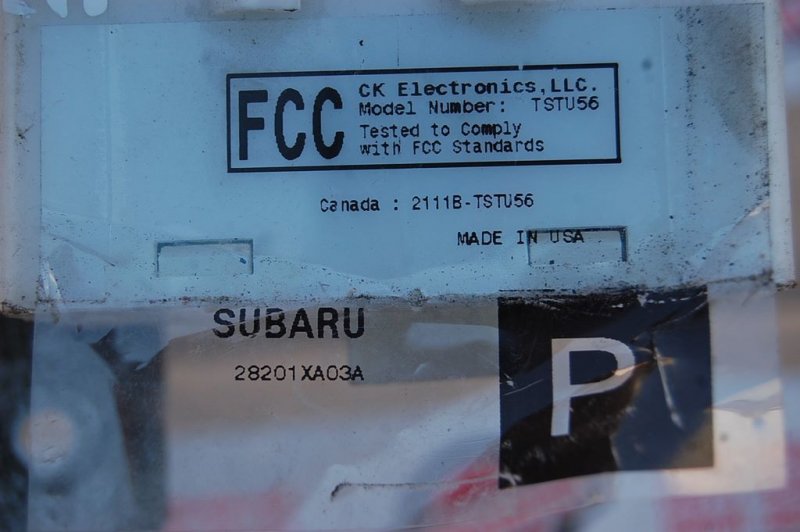 Блок управления дав.в шинах TRIBECA B10 07-13